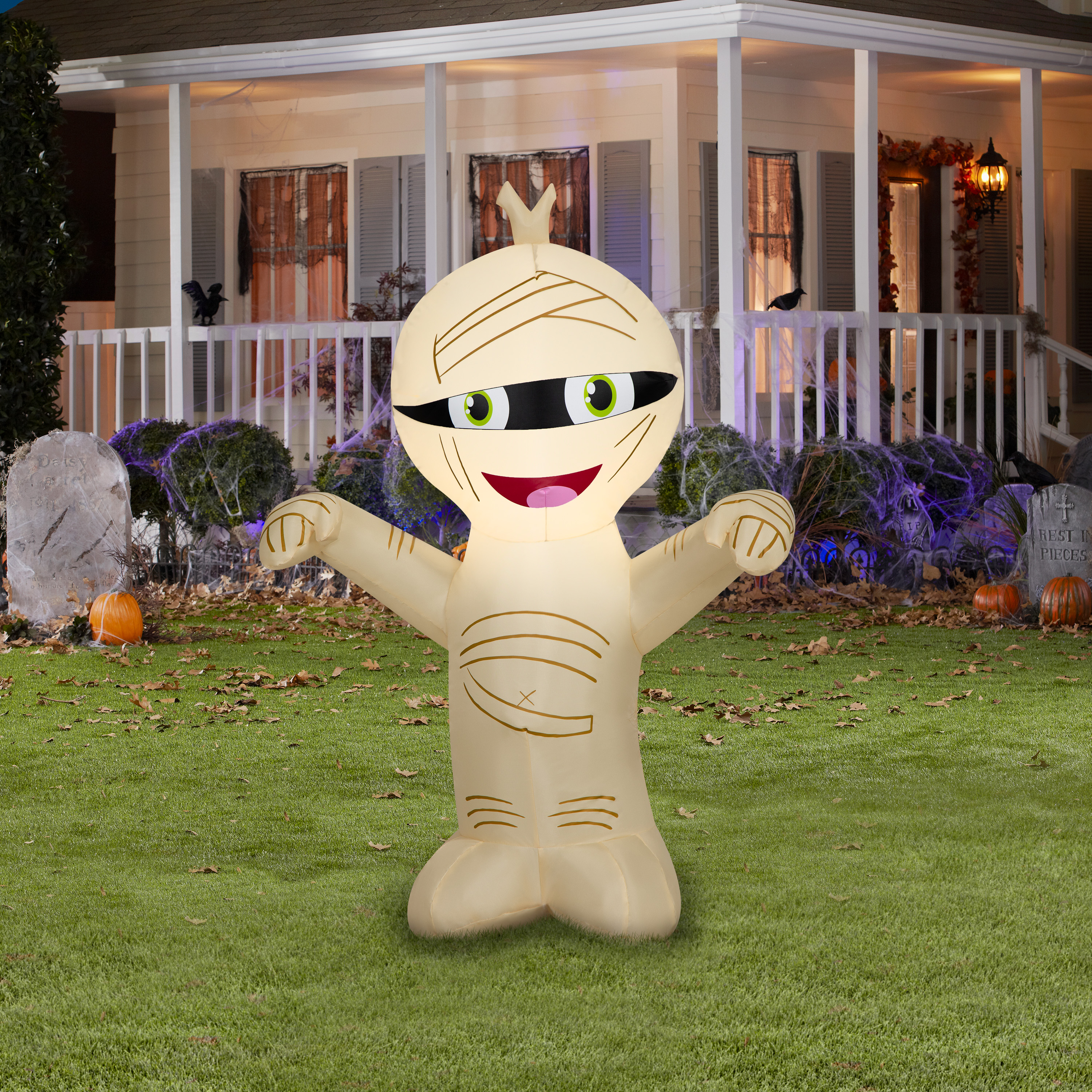 Airblown Yard Inflatables Halloween Light Mummy