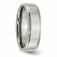 thumbnail image 4 of Bague de 7mm en Titane avec Bord Strié Taille 14, 4 of 6