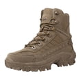 thumbnail image 1 of HBFAGFB Espadrilles pour Hommes Mode Montantes Semelle Épaisse à Lacets Chaussures de Randonnée Chaussures de Course Brun Taille 45, 1 of 8