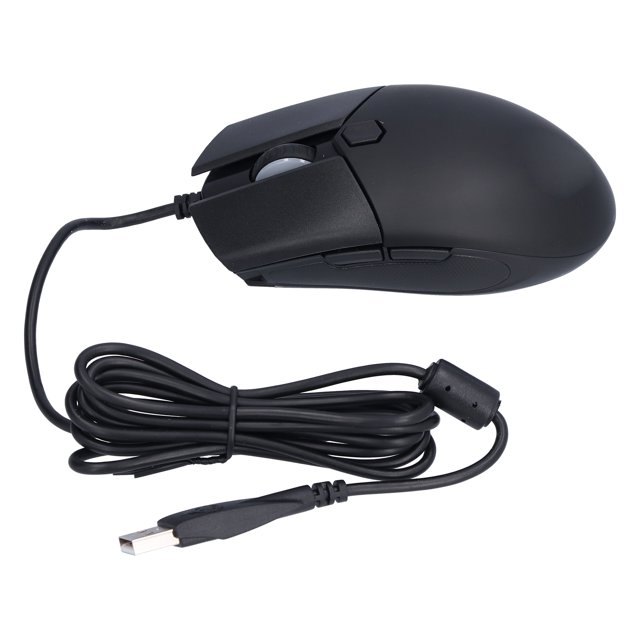 Herwey MAGIC-REFINER Gaming Mouse USB Portable Breathing Light 6 DPI Adjustable Ergonomic Computer Mice For PC Laptop,Ergonomic Mice,4800 DPI Mouse