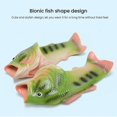 thumbnail image 2 of Unisex Simulation 3D Fish Slippers Summer Funny Fashion Flip Flops For Outdoors, 2 of 3