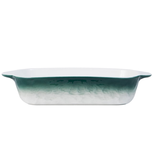 Ceramic Baking Dish Roasting Lasagna Pan Rectangular Dish Bakeware Handle Pan