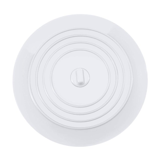 jifeng Drain Stopper Bath Drain Cover Drainage Plug Multipurpose Silicone Sink Plug White