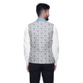 thumbnail image 3 of Atasi Paisley Printed Wedding Jackets For Men Nehru Jacket Waist Coat For Wedding & Festive Season-Large, 3 of 4