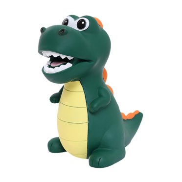GUOOL Money Bank Animals Decorative Birthday Gift Nursery Dinosaur Piggy Bank Green