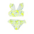 thumbnail image 1 of Girl Swimsuit 2 Piece Summer Tankini Swimsuit Ruffle Floral Pattern Athletic Bathing Suits 6-7 Years, 1 of 6