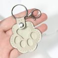 thumbnail image 3 of Dog Storage Keychain Cute Leather Paw Keychain Pet Hair Keepsake Keyring Unique Memorial Collection Keychain Pet Memorial Gifts For Bag Purse Paw Key, 3 of 5