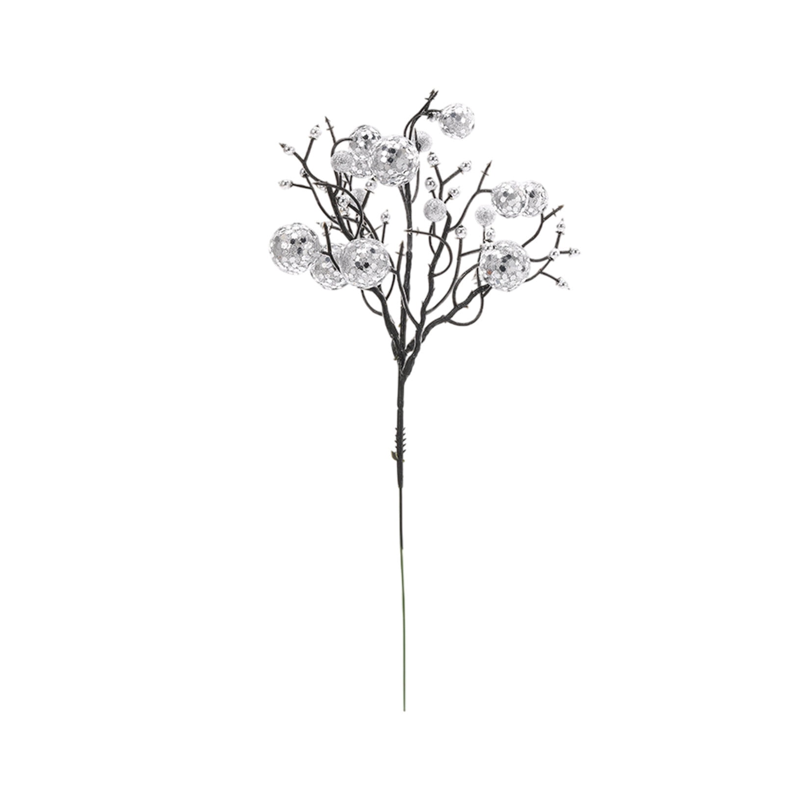SDNall Christmas Tree Decorations, Christmas Tree Lights, Outdoor Christmas Tree, Gold and Red Christmas Twigs and Leaves Red Fruit Fruit Christmas Tree Wreath Rattan Diy Decorative Accessories
