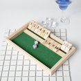 thumbnail image 4 of Shut the Box Board Game 2 Player Wooden and Adults, 4 of 7