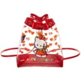 thumbnail image 1 of Hello Kitty Clear Drawstring Backpack, 1 of 4