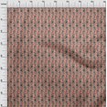 thumbnail image 3 of oneOone Viscose Chiffon Fabric Leaves & Floral Block Printed Craft Fabric BTY 42 Inch Wide, 3 of 4