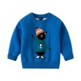 thumbnail image 1 of QUDDERR Chandail à Manches Longues pour Garçons Bébé Automne Hiver Motif Dessin Animé Col Rond 2-7 Ans, 1 of 7