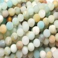 thumbnail image 4 of CHUANK Perles Rondes Mates Amazonite 6mm Pierre Précieuse Véritable Fabrication de Bijoux Naturels, 4 of 5