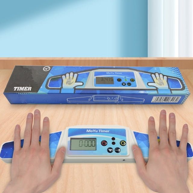 TIMIFIS Machine Minuterie à Commande Tactile, Minuterie avec Affichage, Minuterie de Gobelet de Vitesse, Course de Vitesse pour Cubes, Cadeau pour Filles Garçons Éducation