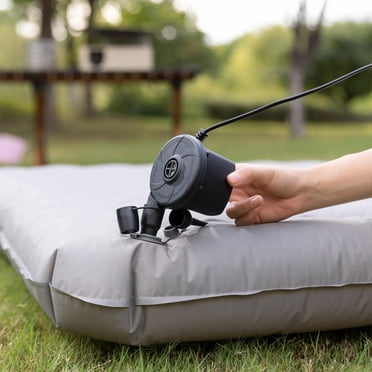 FcBaudy Pompe à Air Électrique pour Camping et Randonnée à Domicile, Pompe d'Aspiration, Gonflages et Dégonflage, Pratique à Transporter pour Camping Extérieur, Voiture, Pompe à Air, Pompe à Air en Plastique
