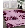 thumbnail image 2 of Ahgly Company Tapis d'Intérieur Carrés Abstraits Roses Abstraits pour Aire, 3 Pieds Carré, 2 of 6