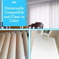 thumbnail image 1 of Vertical Blind Repair Tabs  Clear Blind Fixers  Vertical Blind Repair Vane Savers - Environmentally Friendly Blinds Replacement Slats & Parts for Windows, 1 of 7