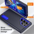 thumbnail image 3 of for Samsung Galaxy S23 Ultra 5G Case, Samsung S23 Ultra Phone Case with Built in Kickstand, Shockproof/Dustproof/Drop Proof Heavy Duty Military-Grade Rugged Protective Cover for Samsung S23 Ultra 5G, 3 of 8