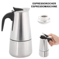 thumbnail image 1 of Cafetière Espresso en Acier Inoxydable pour Cuisinière Percolateur Italien, 1 of 9