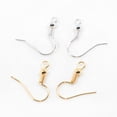 thumbnail image 4 of yuksok 50pcs Wire Earring Hooks Coil Ear Wire Earring For DIY Jewelry Making, 4 of 7