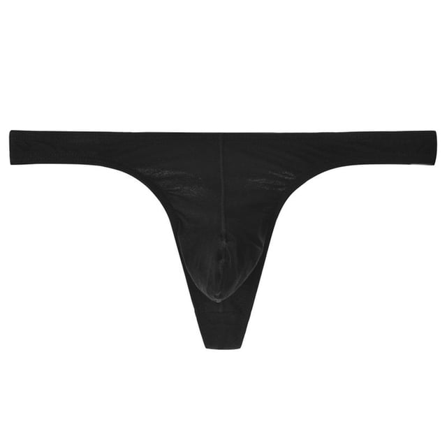 Ediodpoh sous-Vêtements Exotiques pour Hommes String Taille Basse sous-Vêtements Confortables Tenue Quotidienne pour la Maison Plein Air Randonnée Décontracté Doux Respirant Léger Design sous-Vêtements pour Hommes Noir TG