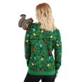 thumbnail image 2 of Adulte 3D Squirrel dans l'Arbre de Noël Pull Unisexe Laid, 2 of 10