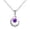Purple, variant on Hearth & Gear Necklace Jewelry Temperament Moon Necklace Necklace for Women Chain A Necklaces for Women Womens Rose Necklace Women Pendant Necklace Women's Jewelry Necklaces Necklace with Stone ?