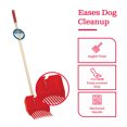 thumbnail image 4 of Little Giant Pelle Facile Pet Lodge Pelle à Caca avec Manche en Bois, Rouge, 4 of 10