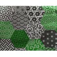 thumbnail image 5 of oneOone Georgette Viscose Light Green Fabric Geometric Sewing Craft Projects Fabric Prints By Yard 42 Inch Wide, 5 of 5