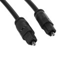 thumbnail image 4 of 2X Digital Fiber Optical Optic Audio SPDIF DVD TosLink Cable Lead Cord Length:2M,2 x Cable Lead,black, 4 of 8