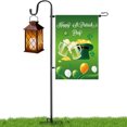 thumbnail image 1 of Yhmxh St Patricks Day Decorations Garden Flag Stand With Hook 1 Pack Weather-Proof Garden Flag Pole With Spring Stoppers And Flag Clip Garden Flag Stand For Small Flag St Patricks Day Accessories, 1 of 7