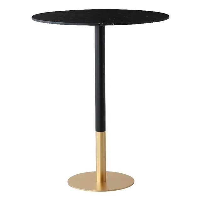 Elegant Decor Ronan 31.5" Pub Table in Black