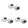 thumbnail image 1 of Thinsony 2Pcs 60mm Computer Desk Table Grommet Cover Port Wire Cable Hole Silver 3Set, 1 of 6