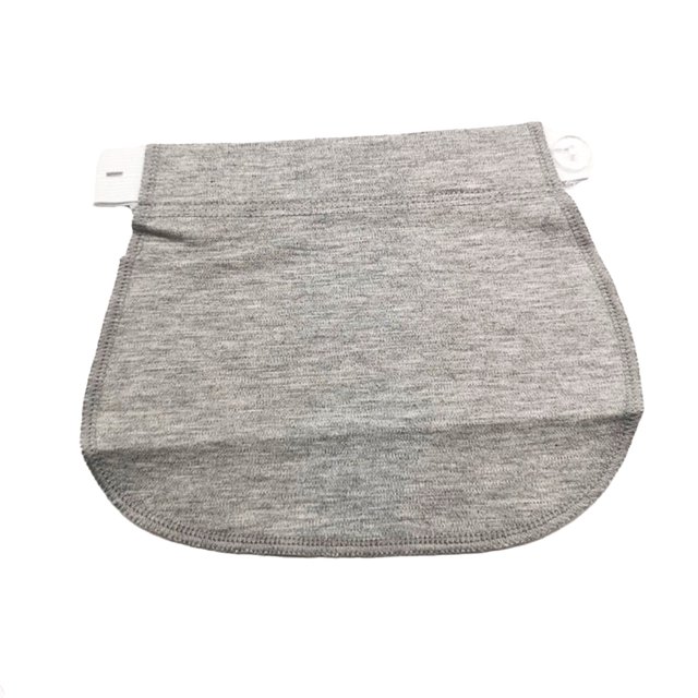 ziyahi Rallonge de Chemise Simple Imperméable Haute Qualité Accessoires de Paysage DIY Jeans Maternité Noir Gris