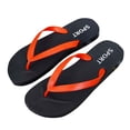 thumbnail image 4 of Flip Flops for Womens Flat Sole Casual Beach Summer Sandals Red, 4 of 5