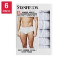 thumbnail image 1 of Stanfield’s Men’s Briefs, 6-pack (White, Large), 1 of 4