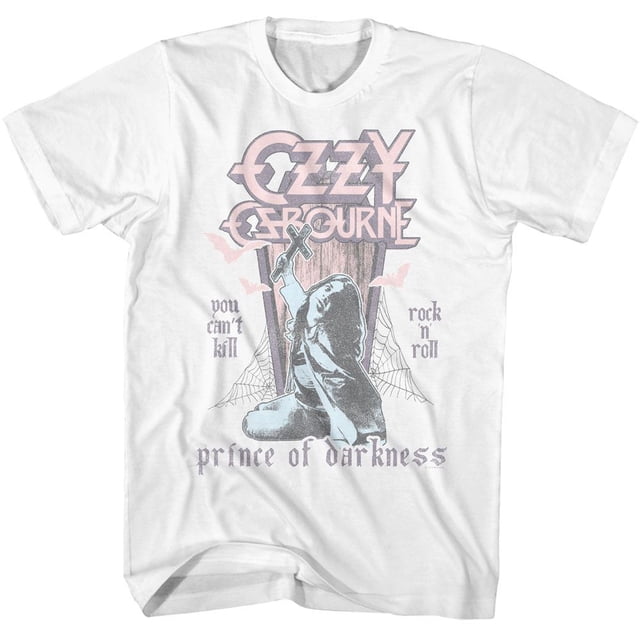 T-Shirt pour Adulte Ozzy Osbourne Pastel Coffin Blanc 3TG