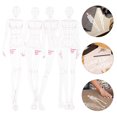 thumbnail image 4 of MasteelfCA 1 Set Clothing Drawing Template Ruler Model Fashion Women Sewing Patchwork Rulers, 4 of 9