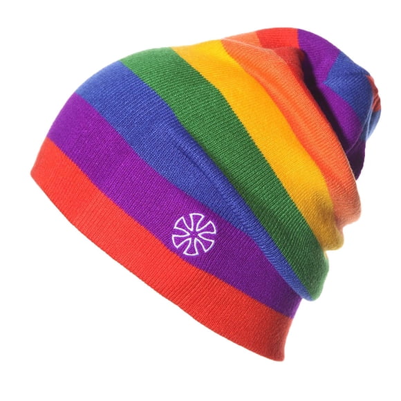 Mens Winter Hat Winter Mens Ladies Ice Cap Rainbow Ski Hat Double Knit Warm Ski Hat Men's Winter Hat