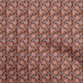 thumbnail image 1 of oneOone Cotton Poplin Brown Fabric Kalamkari Craft Projects Decor Fabric Printed By The Yard 56 Inch Wide, 1 of 5