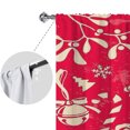 thumbnail image 3 of Goory 2PCS Rideaux de Luxe Décoration de la Maison Longs Rideaux de Noël Rod Poche Fenêtre Rideaux Traitements Chambre Style-D W: 51 "x H: 63", 3 of 6