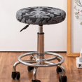 thumbnail image 3 of 1 piece Bar Covers Spandex Cover Stretch Washable  Stool Slipcover   Gray, 3 of 6