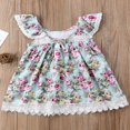 thumbnail image 4 of Robe Sans Manches pour Bébé Fille, Tulle à Fleurs, Robes de Fête, Robe d'Été, 4 of 6