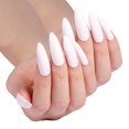 thumbnail image 4 of 1 Set False Nails Wear-resistant Fashionable Classic Trend Different Colors Exquisite Appearance Distinctive Fake Accessories SM17-W White, 4 of 4