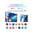 thumbnail image 2 of Stylus Pen, Active Stylus Pen Compatible for iOS and Android Touchscreens/Phones, Rechargeable Stylus Pen with Dual Touch Screen, Stylus Pencil for Apple iPad/iPhone/Android/Samsung Tablet, 2 of 7