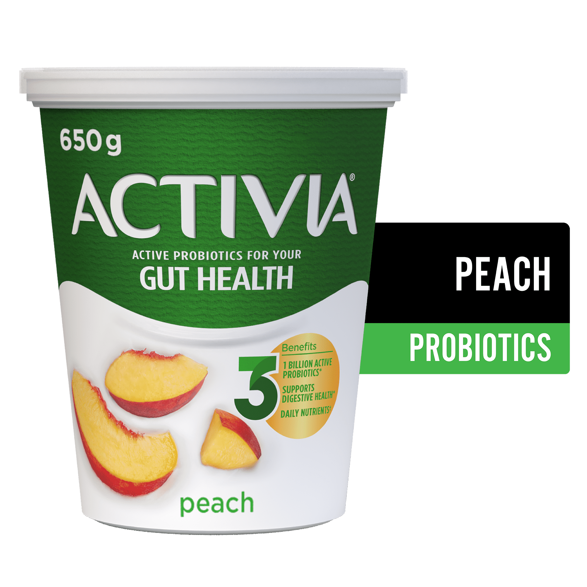 Activia Yogourt Probiotique, Pêche