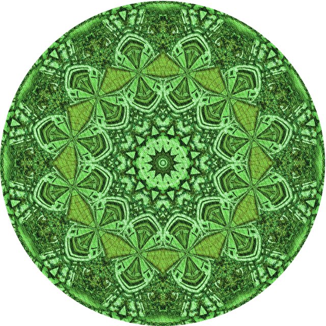 Ahgly Company Tapis d'Intérieur Ronds Lavables à la Machine, Style Transitionnel, Vert Émeraude Profond, 7 Pieds Rond