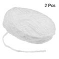 thumbnail image 3 of Unique Bargains 2 Pelotes Fil Velours Fil Chenille 87,49 Verges Polyester Fil Doux pour Couverture 2 Pcs Blanc, 3 of 7