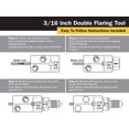 thumbnail image 5 of Titan Tools 51535 Double Outil de Flaring. 3/16 Pouces, 5 of 5