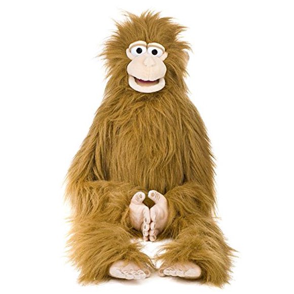 38" Silly Monkey, Wrap Around Waist, Ventriloquist Style Puppet